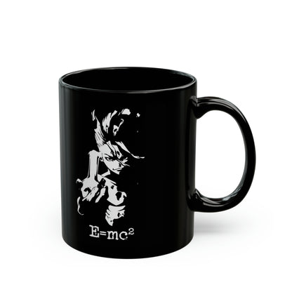 E=mc2 Zenku Black Mug