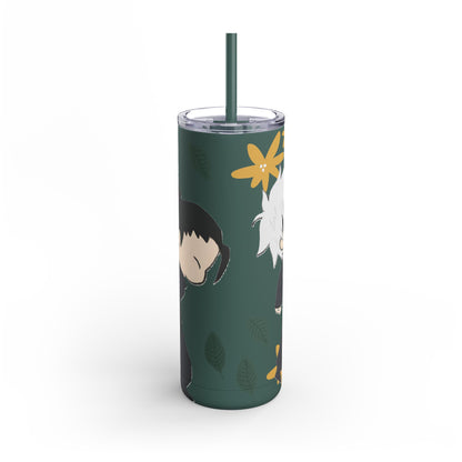 Anime Skinny Matte Tumbler, 20oz - Double-Wall Stainless Steel