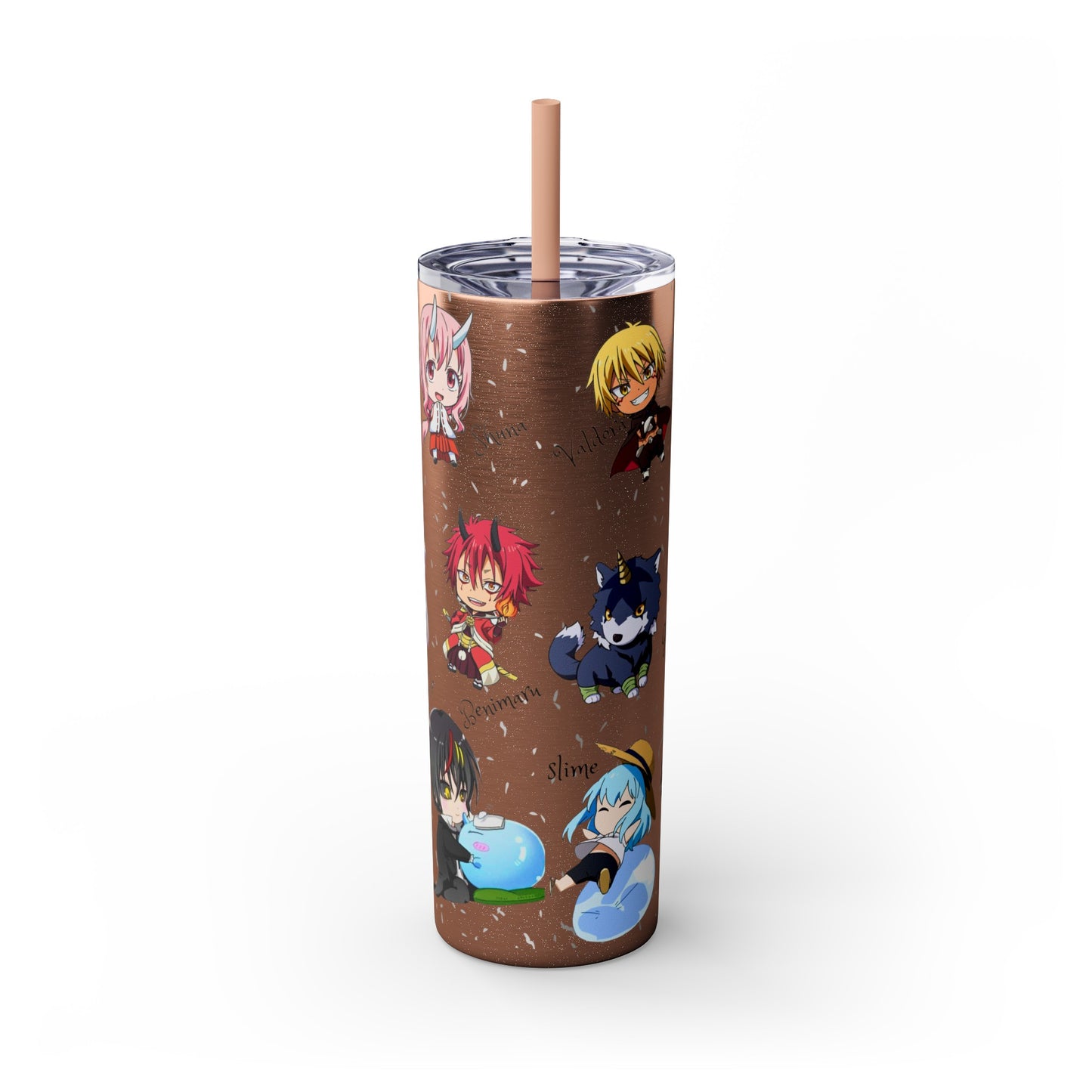 Slime Rimuru Skinny Tumbler with Straw, 20oz