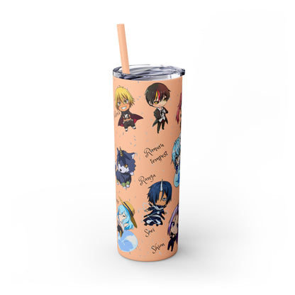 Slime Rimuru Skinny Tumbler with Straw, 20oz