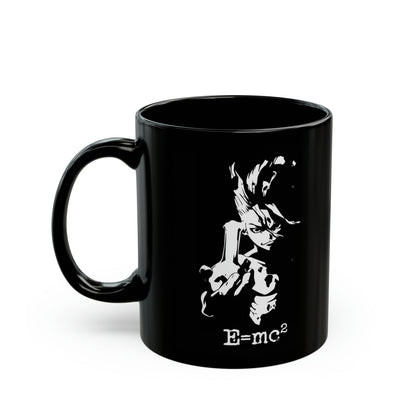 E=mc2 Zenku Black Mug