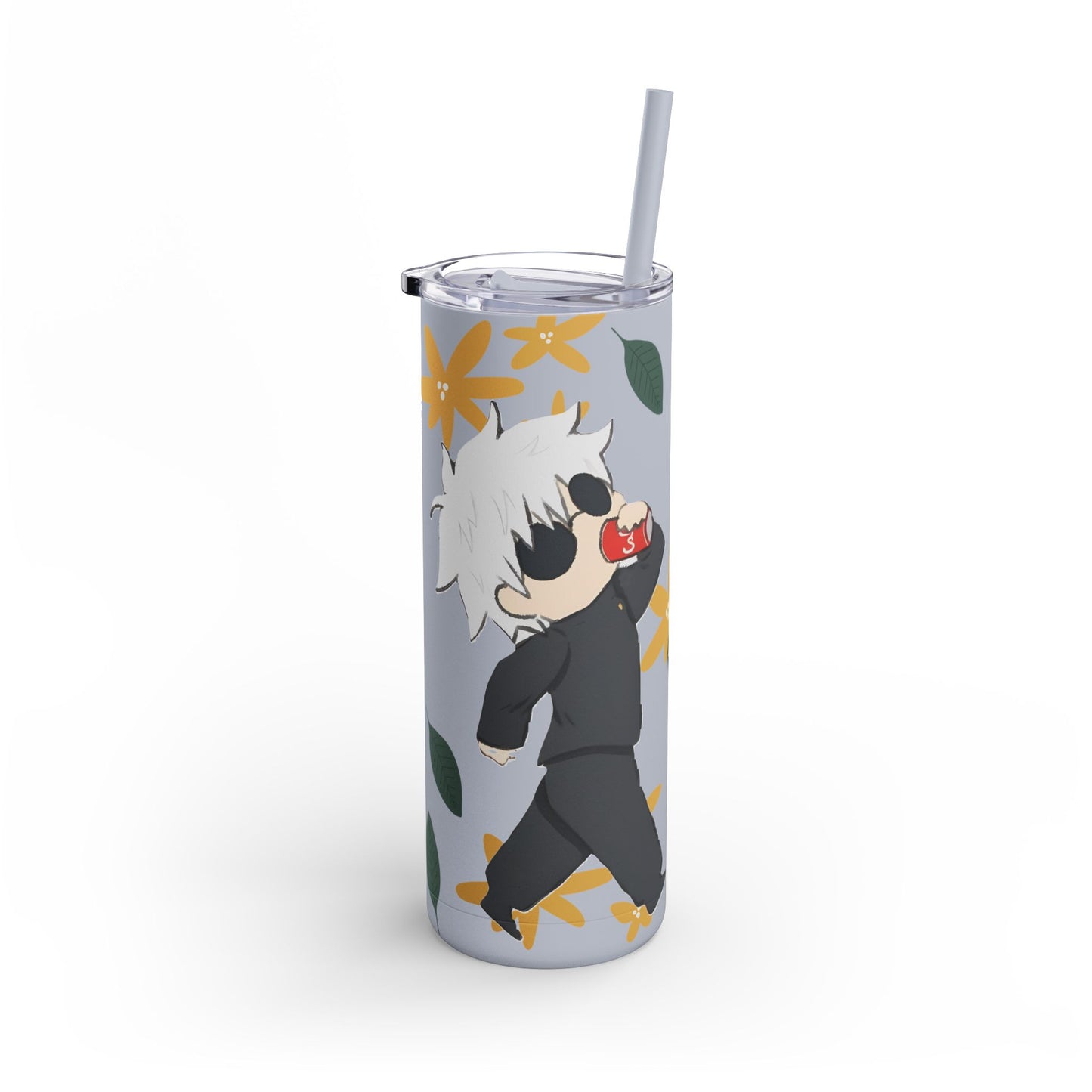 Anime Skinny Matte Tumbler, 20oz - Double-Wall Stainless Steel