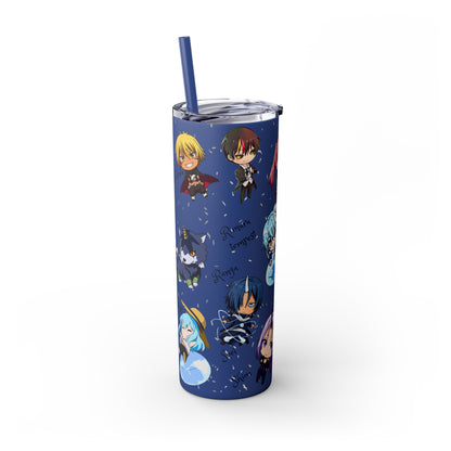 Slime Rimuru Skinny Tumbler with Straw, 20oz