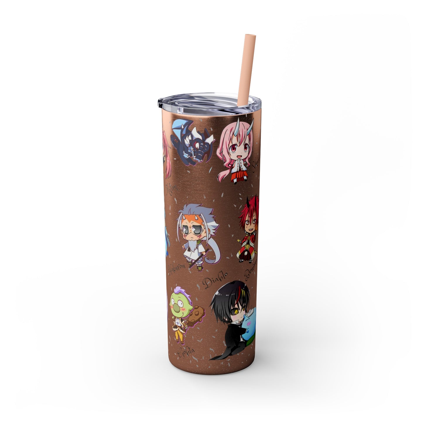 Slime Rimuru Skinny Tumbler with Straw, 20oz