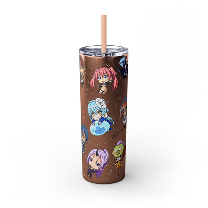 Slime Rimuru Skinny Tumbler with Straw, 20oz