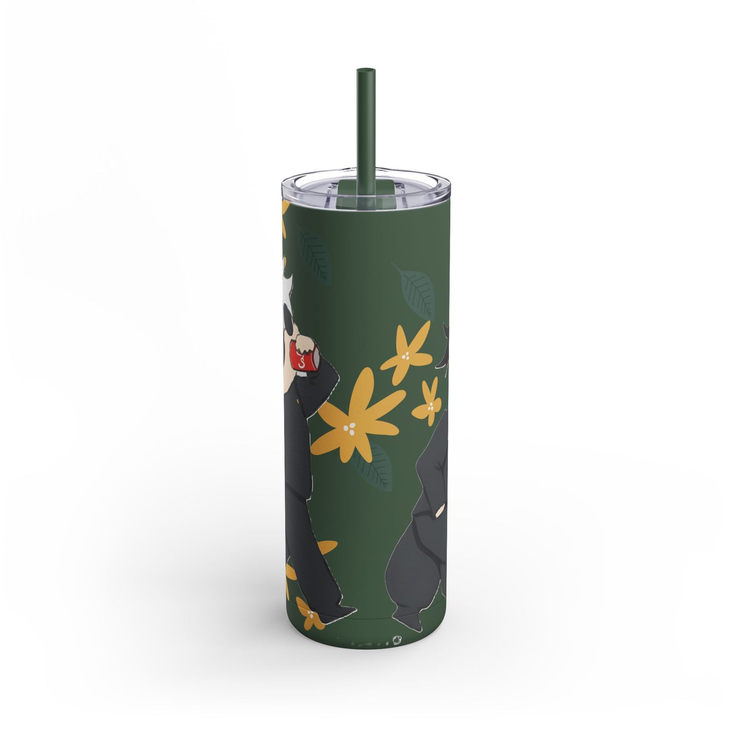 Anime Skinny Matte Tumbler, 20oz - Double-Wall Stainless Steel