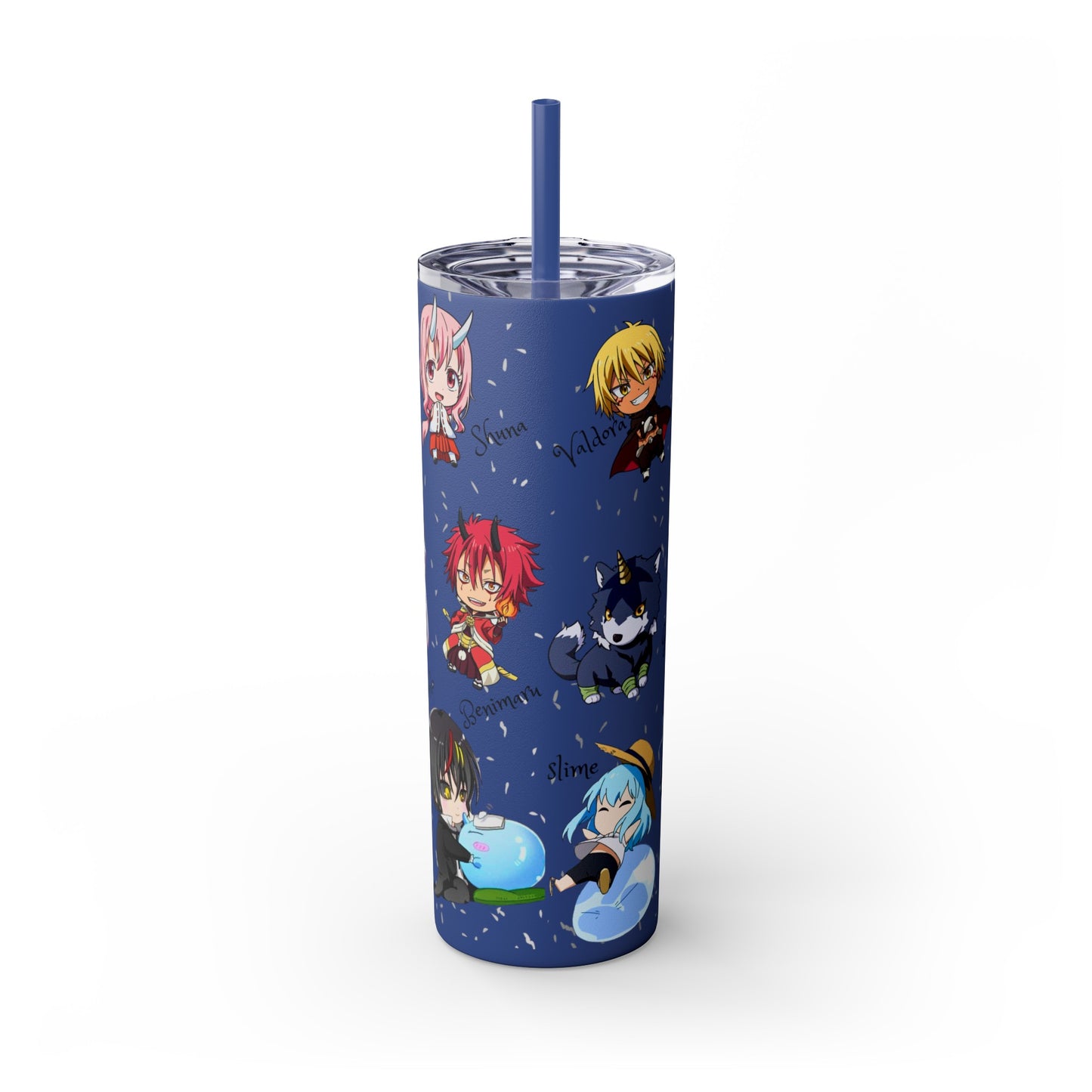 Slime Rimuru Skinny Tumbler with Straw, 20oz