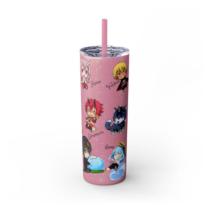 Slime Rimuru Skinny Tumbler with Straw, 20oz