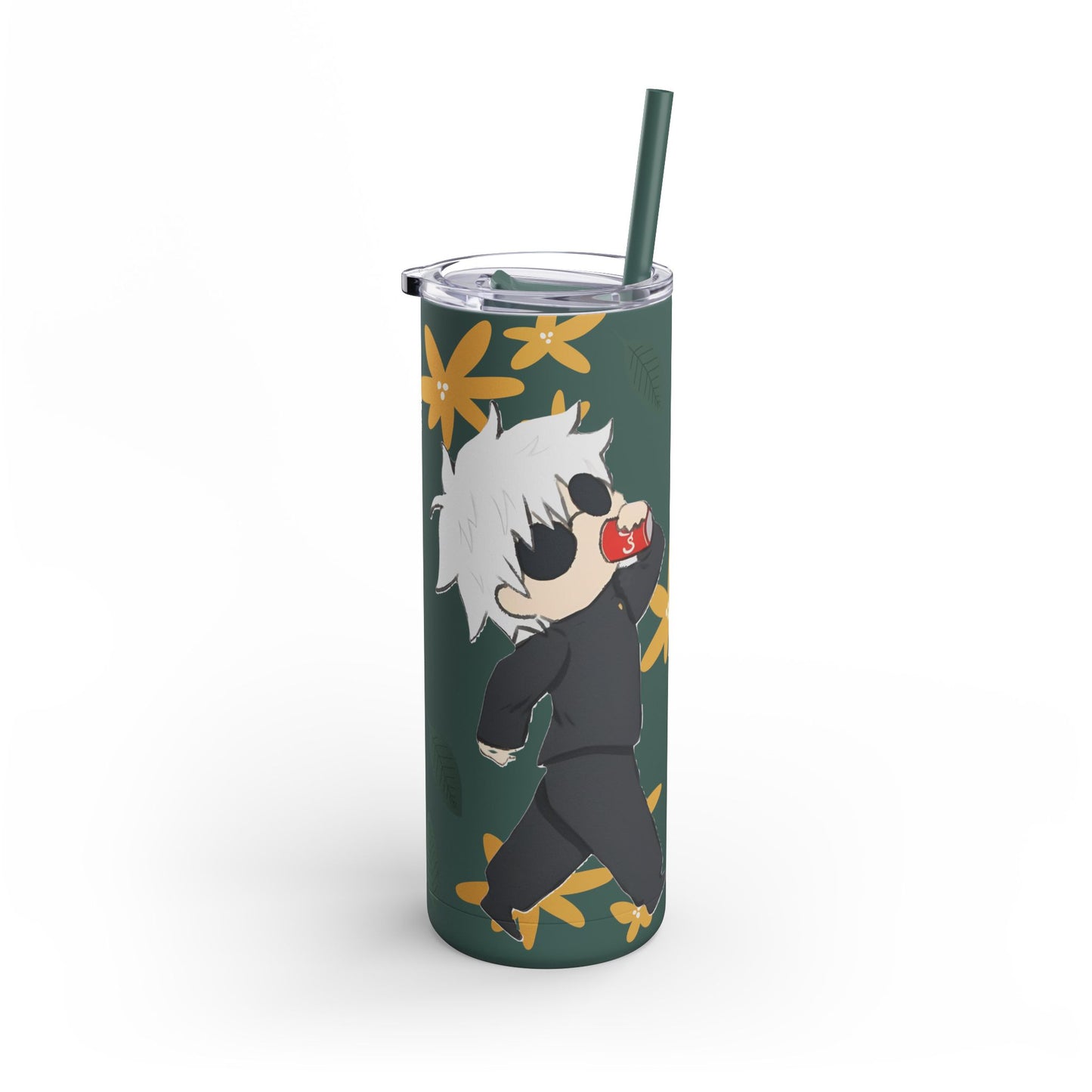 Anime Skinny Matte Tumbler, 20oz - Double-Wall Stainless Steel