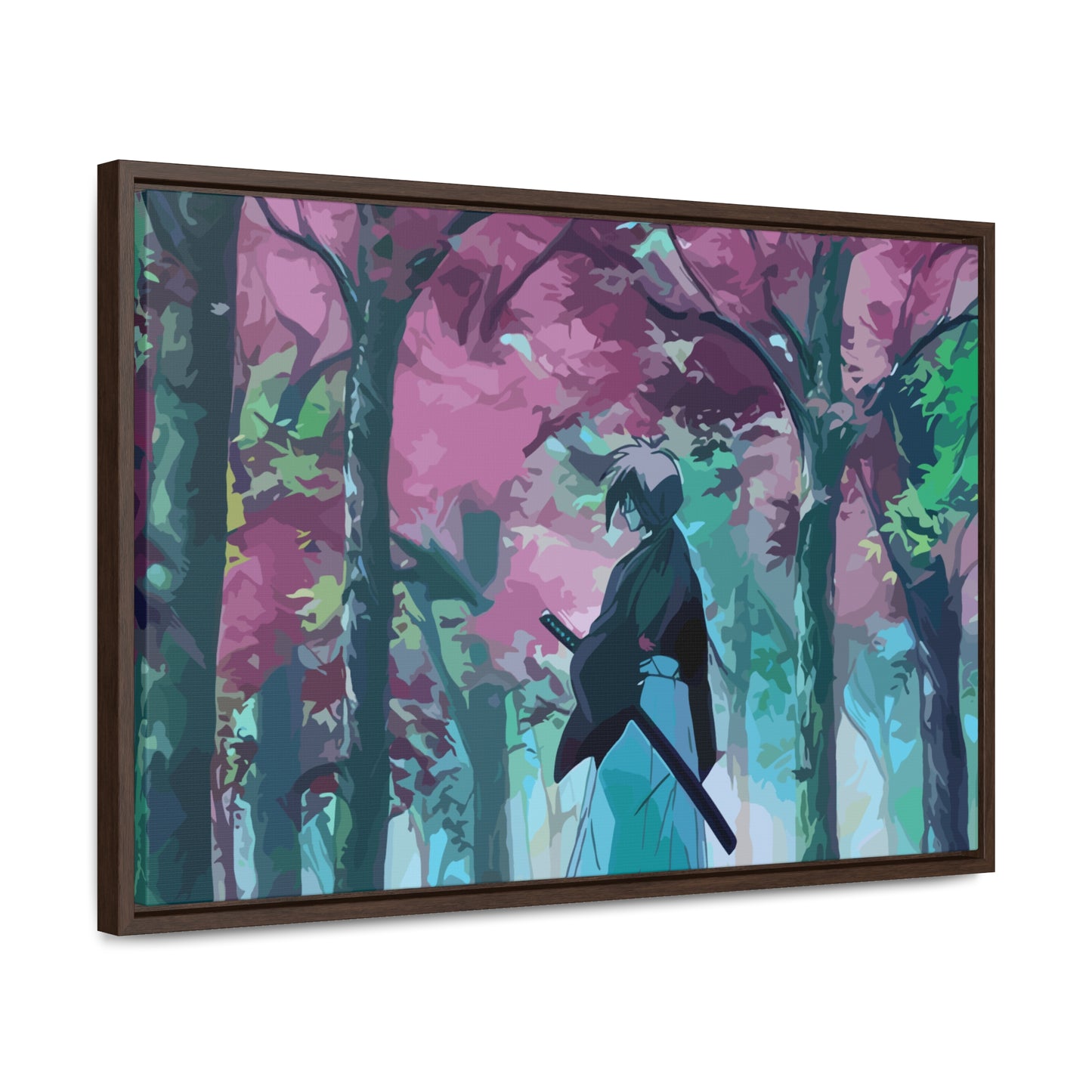 Aesthetic Anime Canvas Wallart featuring Kenshin AnimeInkBug