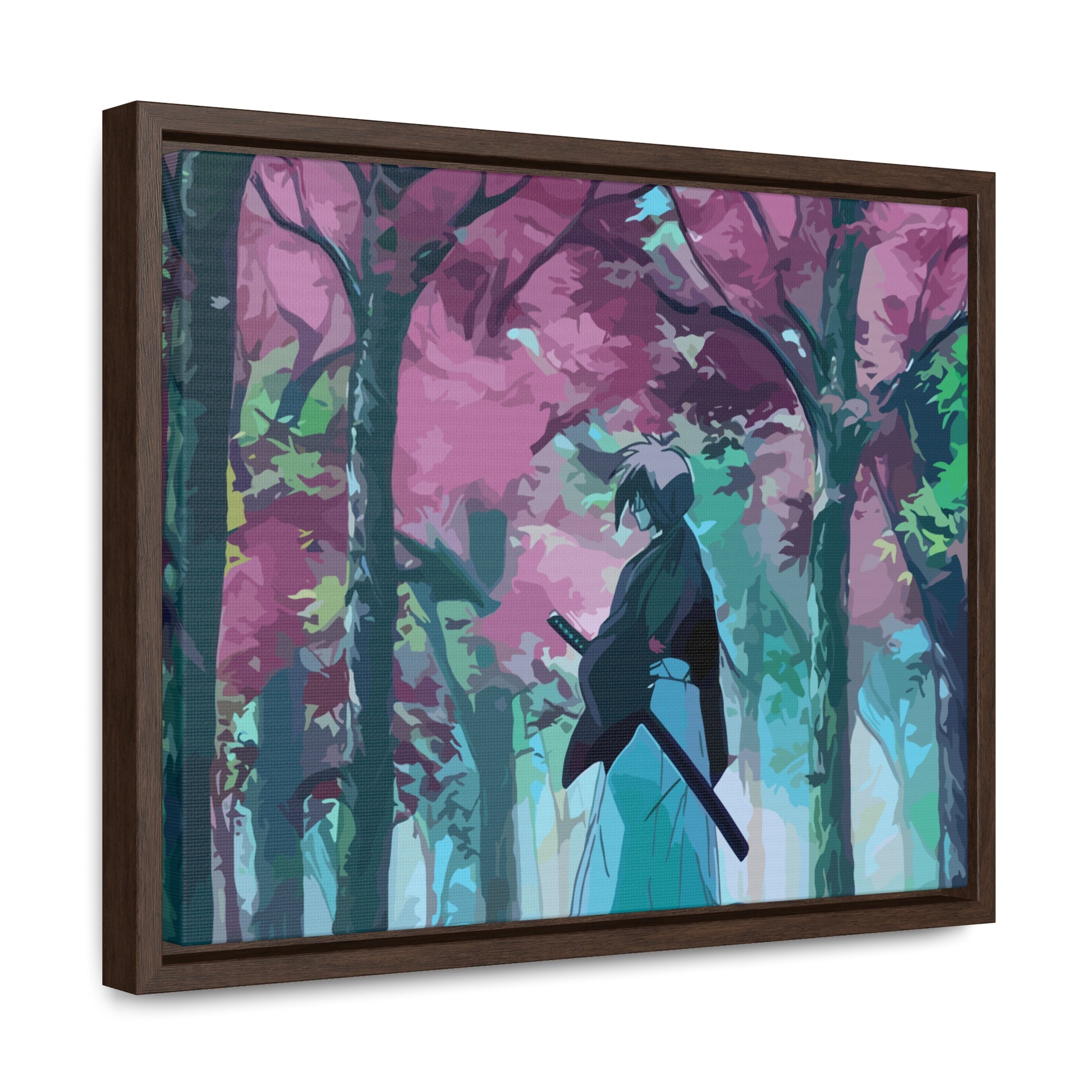 Aesthetic Anime Canvas Wallart featuring Kenshin AnimeInkBug