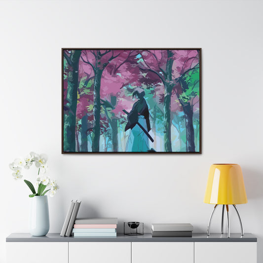 Aesthetic Anime Canvas Wallart featuring Kenshin AnimeInkBug