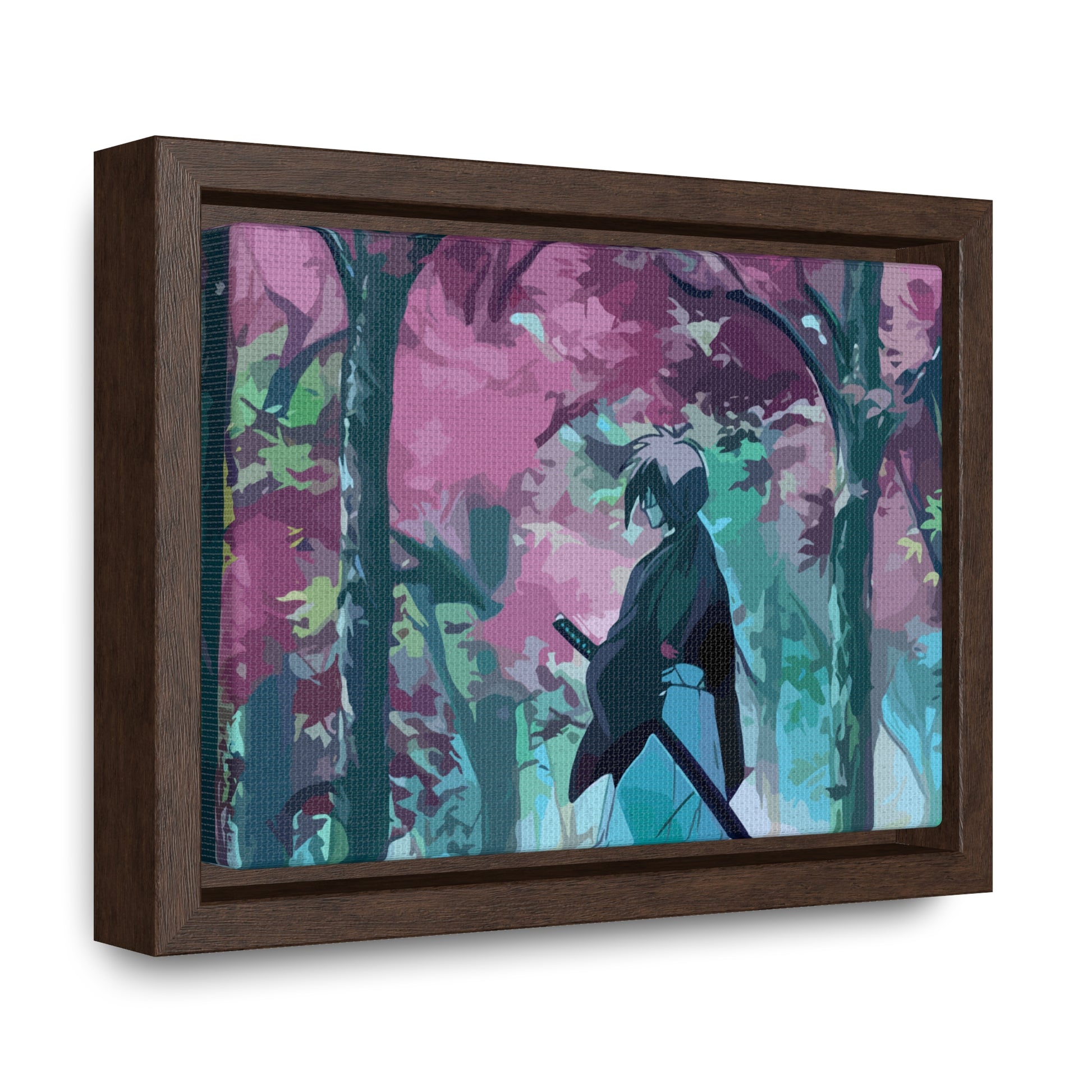 Aesthetic Anime Canvas Wallart featuring Kenshin AnimeInkBug