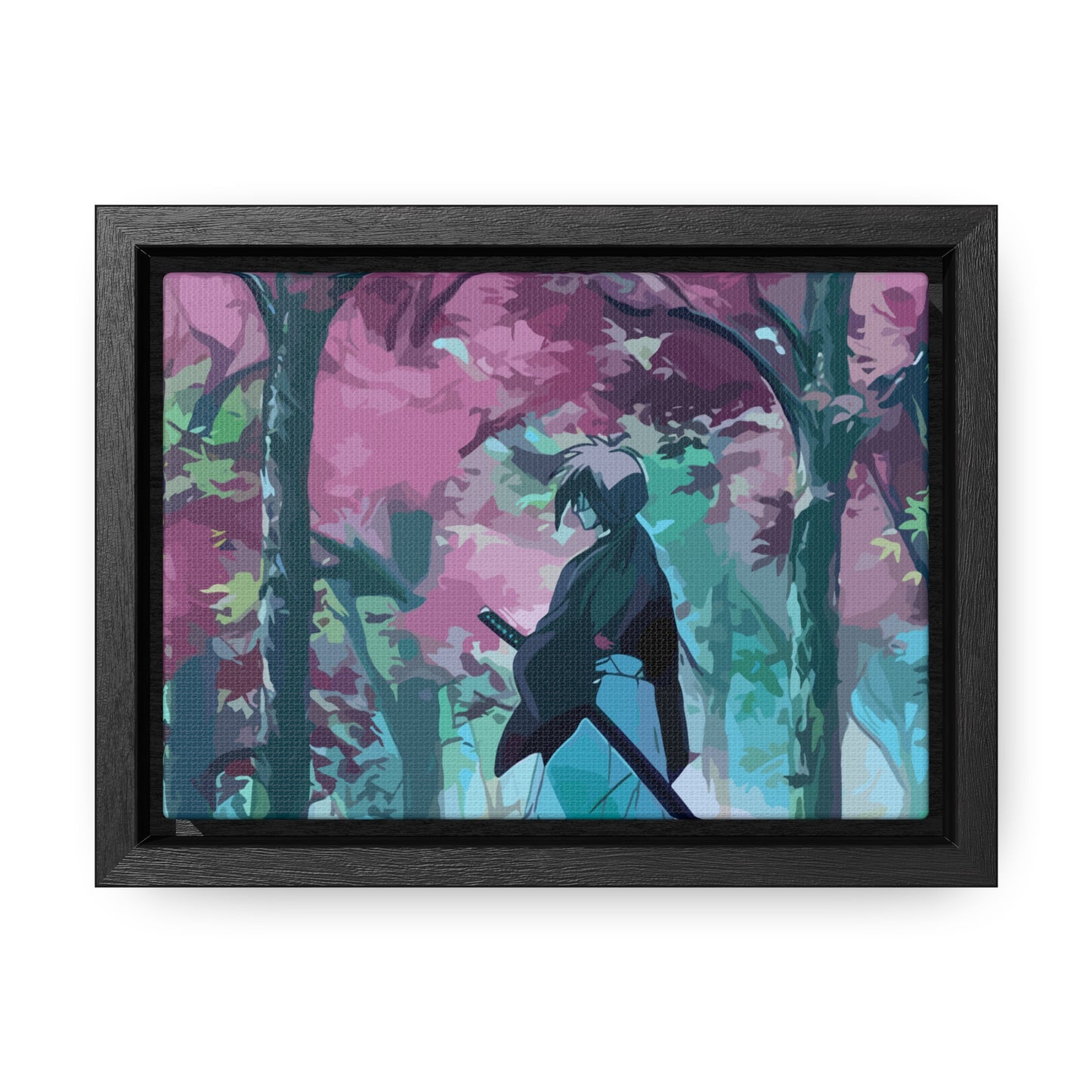 Aesthetic Anime Canvas Wallart featuring Kenshin AnimeInkBug