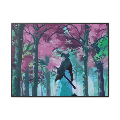 Aesthetic Anime Canvas Wallart featuring Kenshin AnimeInkBug