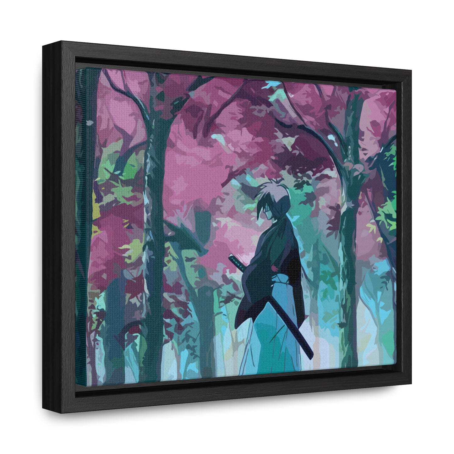 Aesthetic Anime Canvas Wallart featuring Kenshin AnimeInkBug