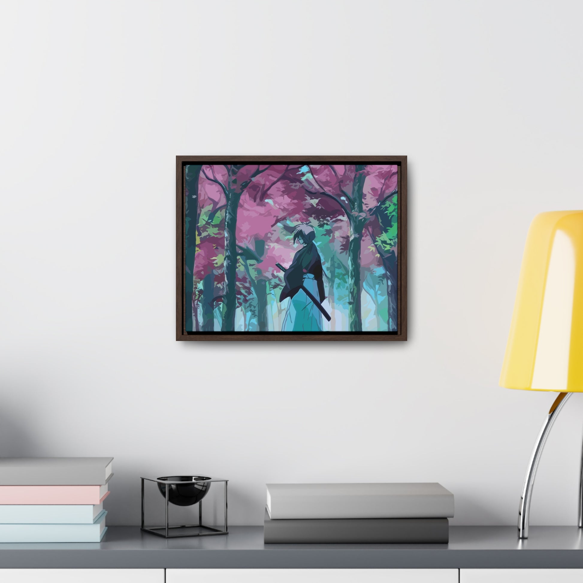 Aesthetic Anime Canvas Wallart featuring Kenshin AnimeInkBug