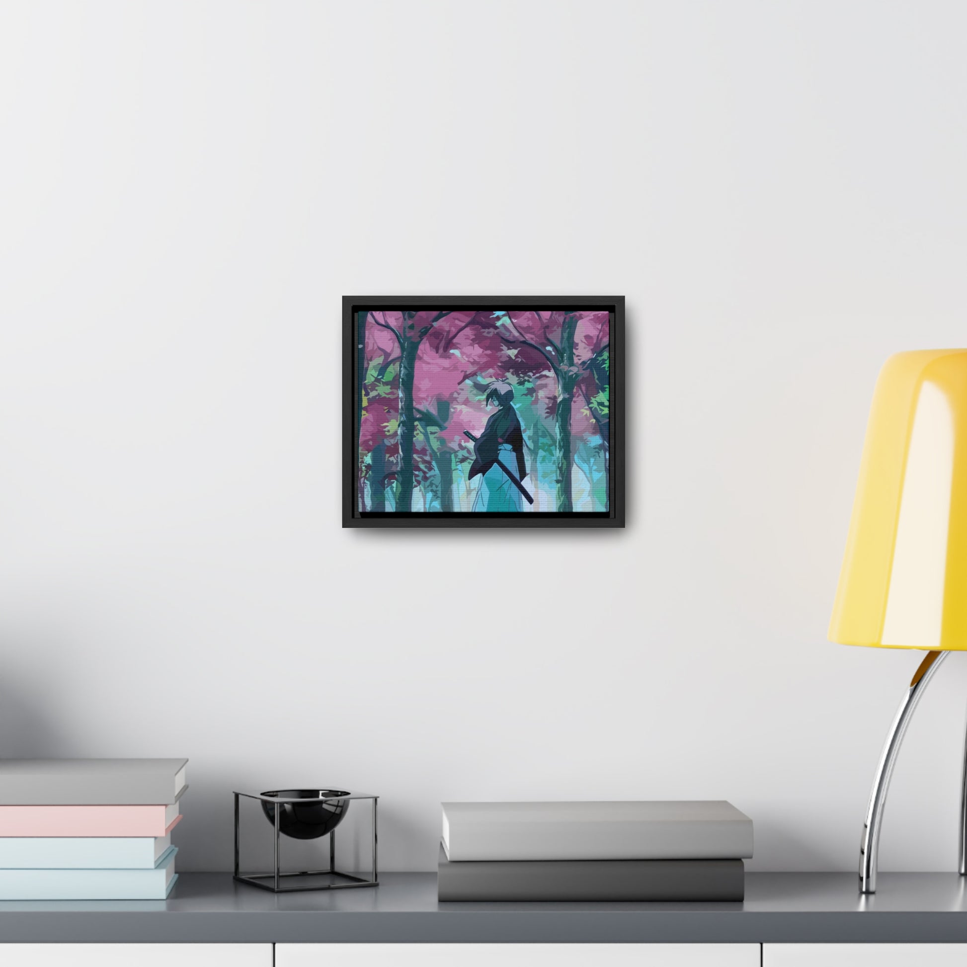 Aesthetic Anime Canvas Wallart featuring Kenshin AnimeInkBug