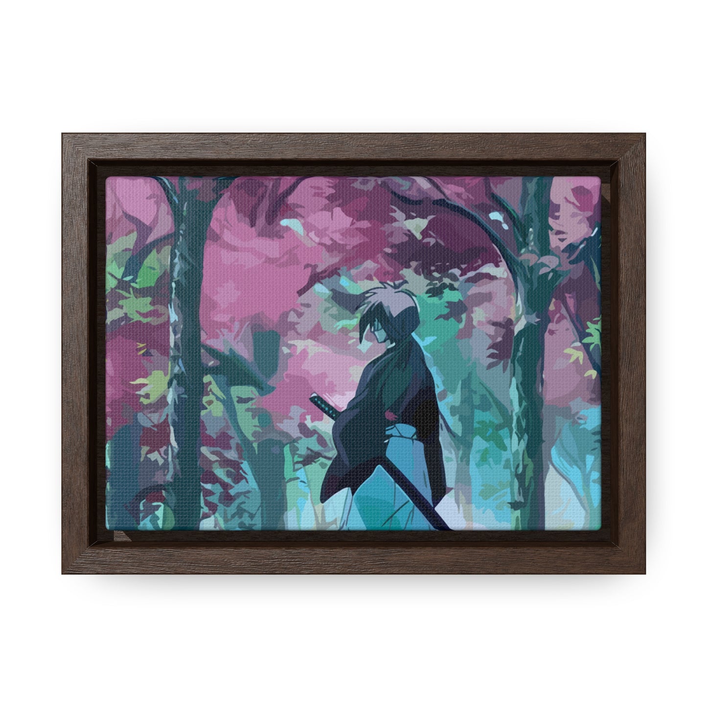 Aesthetic Anime Canvas Wallart featuring Kenshin AnimeInkBug