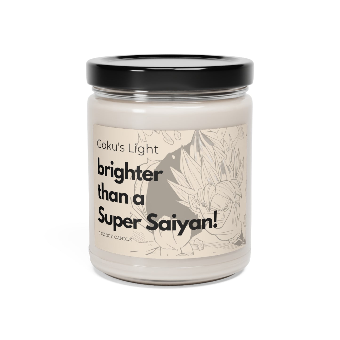 Anime Candle for Goku Fans Scented Soy Candle AnimeInkBug