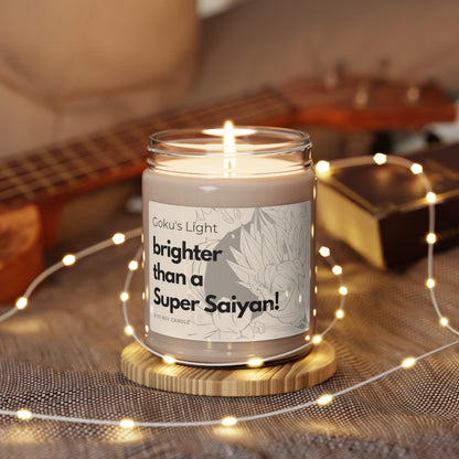 Anime Candle for Goku Fans Scented Soy Candle AnimeInkBug