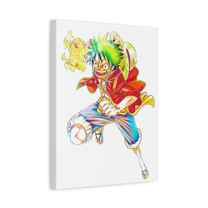 Anime Canvas Wallart Featuring Luffy AnimeInkBug