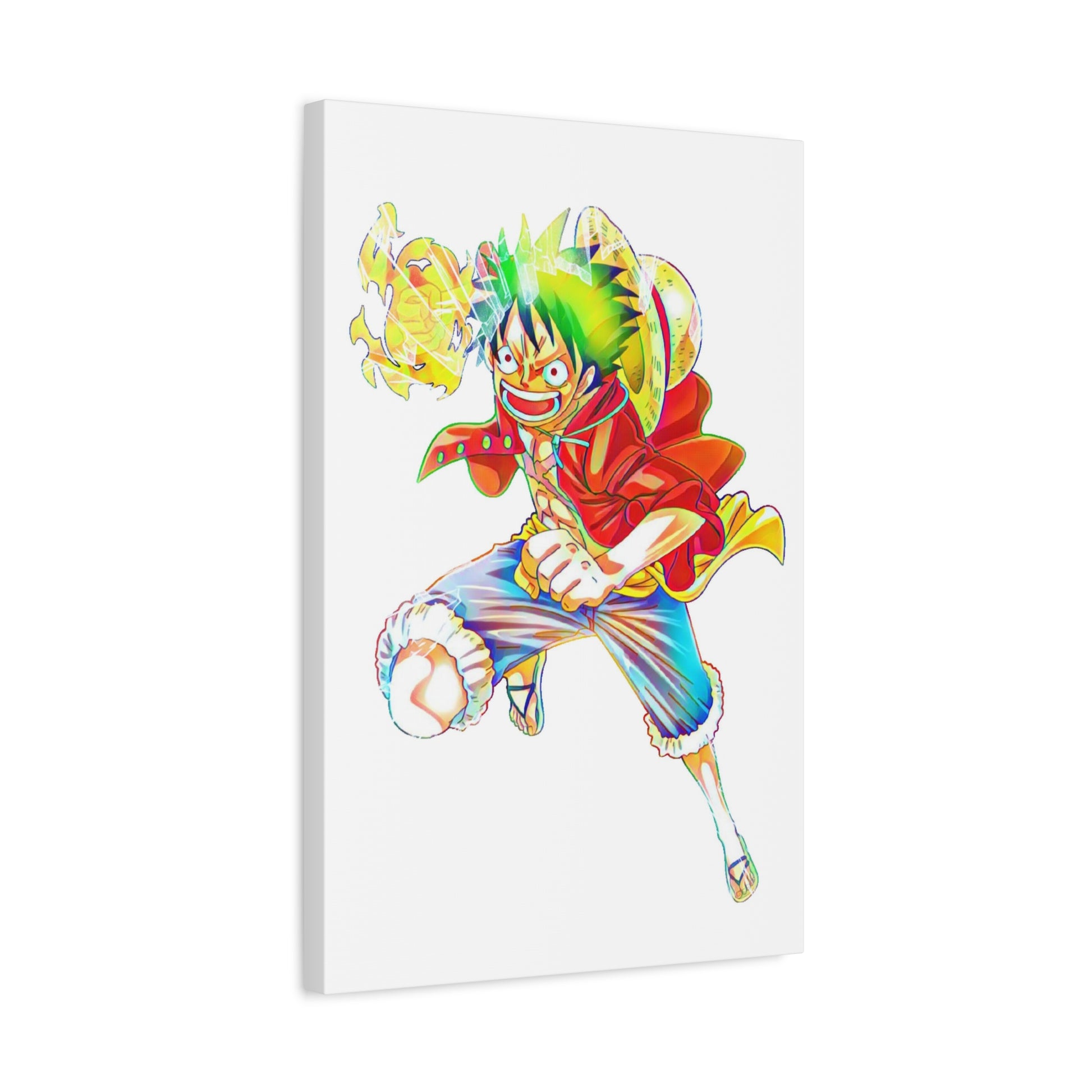 Anime Canvas Wallart Featuring Luffy AnimeInkBug