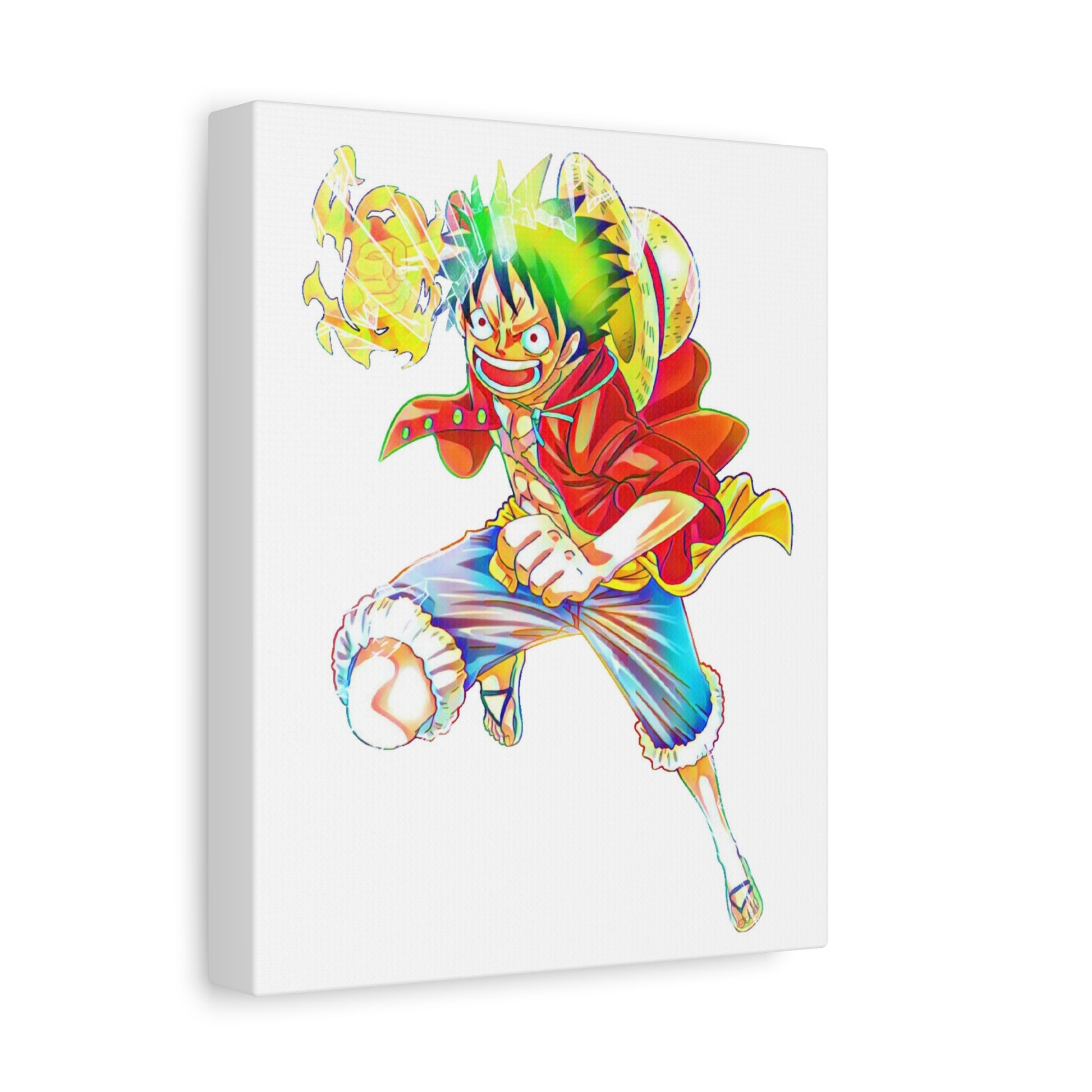 Anime Canvas Wallart Featuring Luffy AnimeInkBug