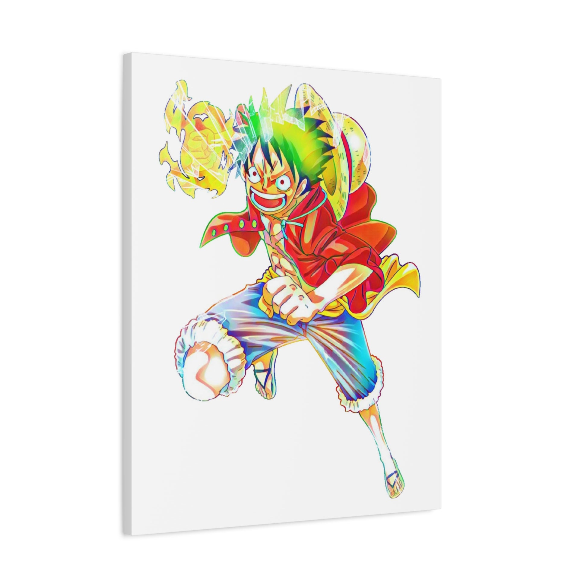 Anime Canvas Wallart Featuring Luffy AnimeInkBug