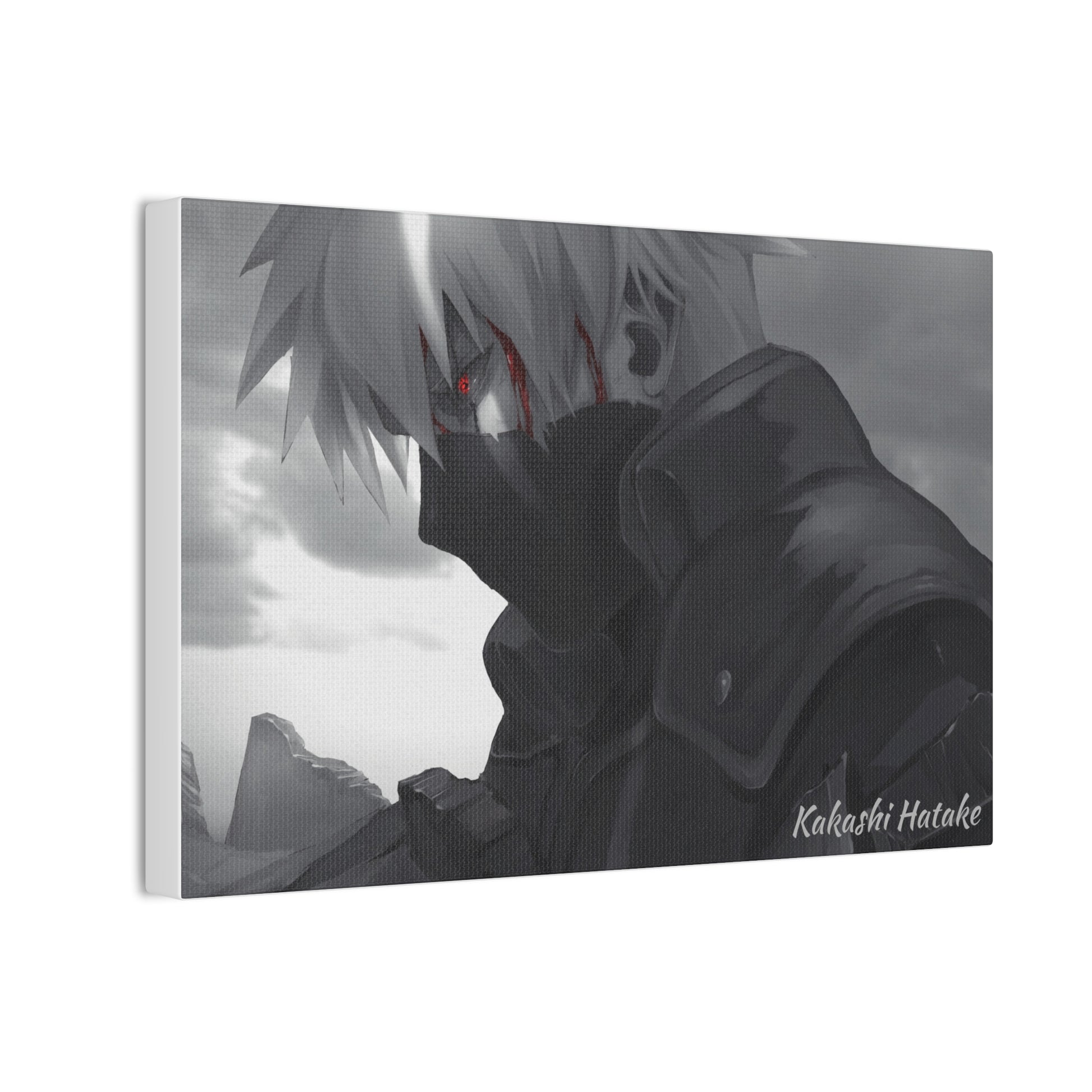 Anime Canvas Wallart for Kakashi Fans AnimeInkBug