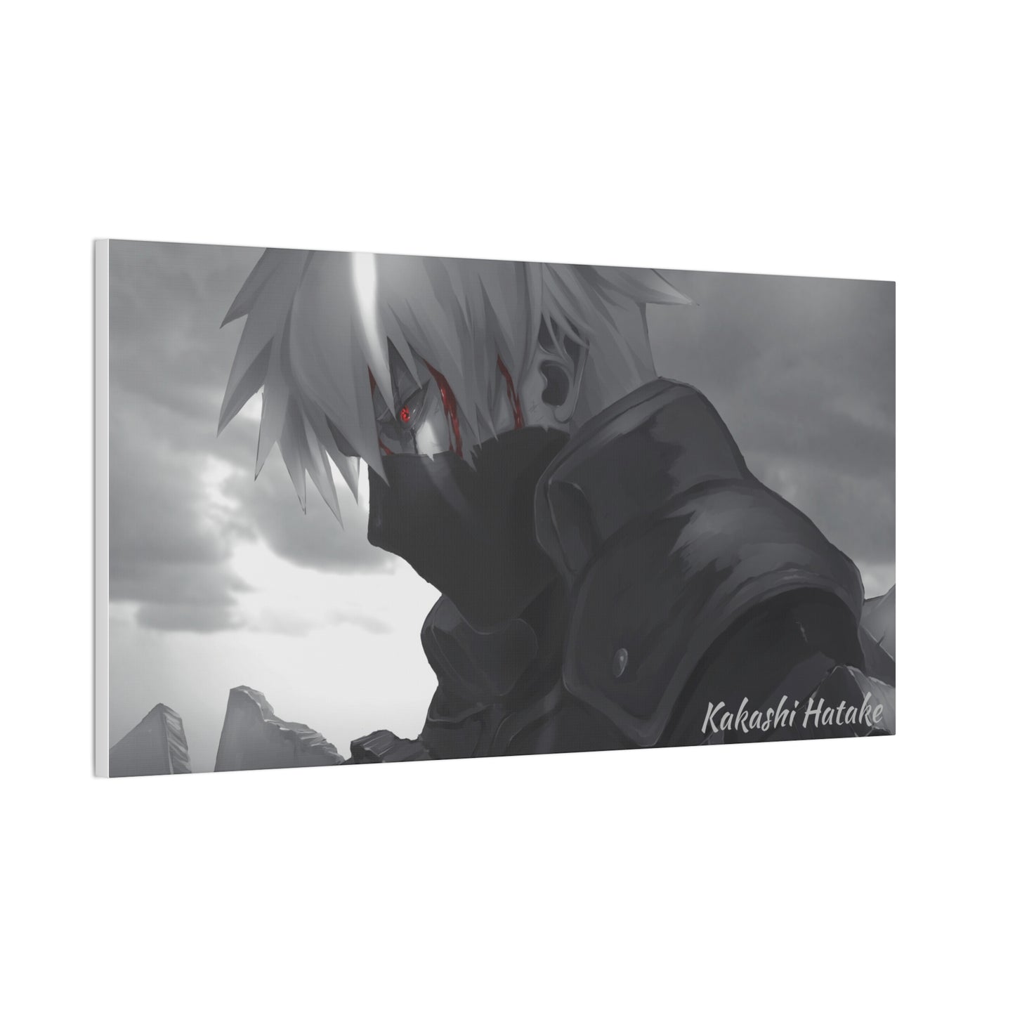 Anime Canvas Wallart for Kakashi Fans AnimeInkBug