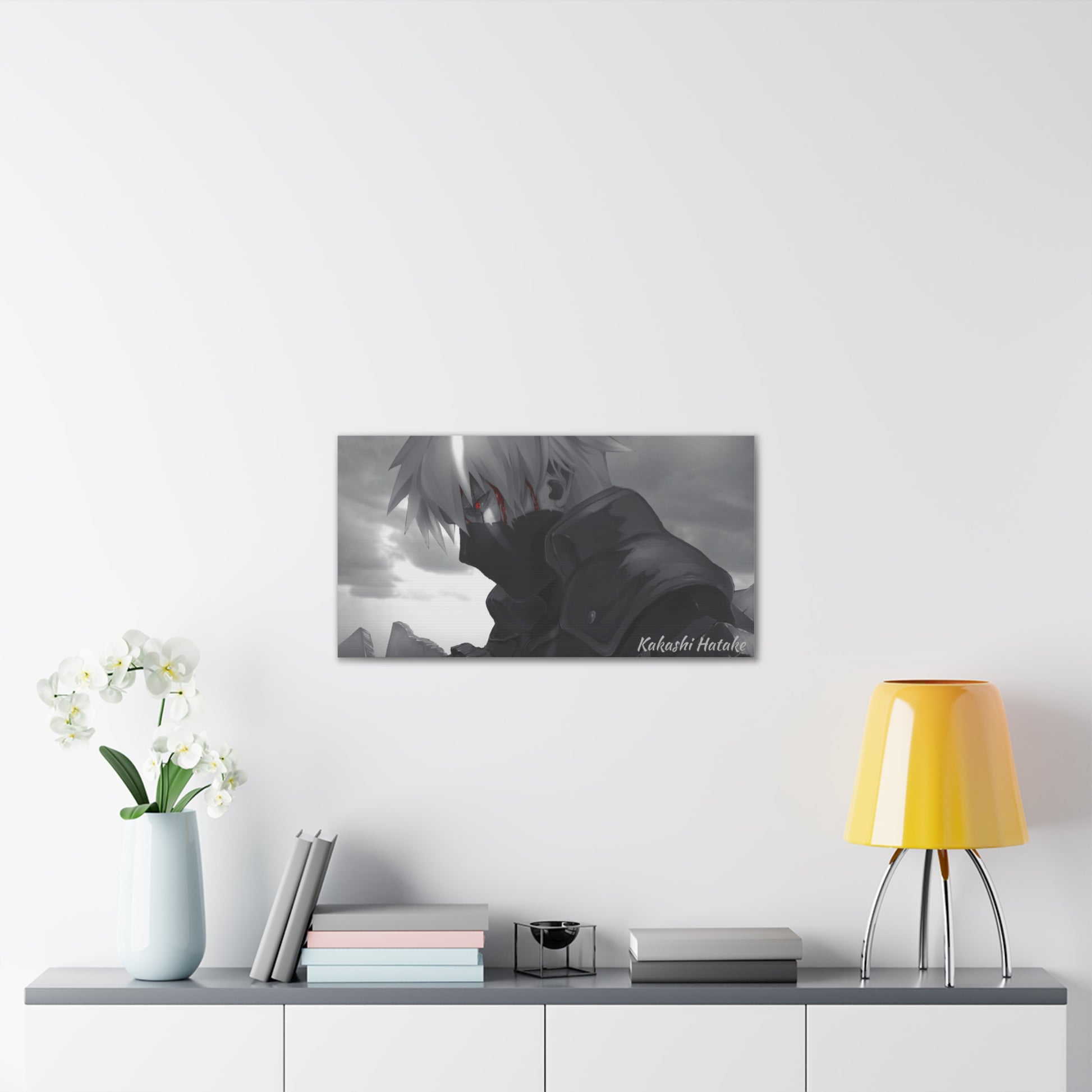 Anime Canvas Wallart for Kakashi Fans AnimeInkBug