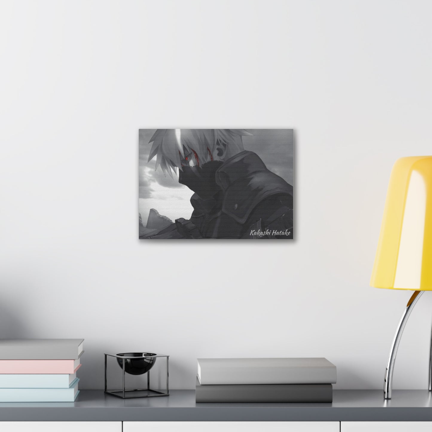 Anime Canvas Wallart for Kakashi Fans AnimeInkBug