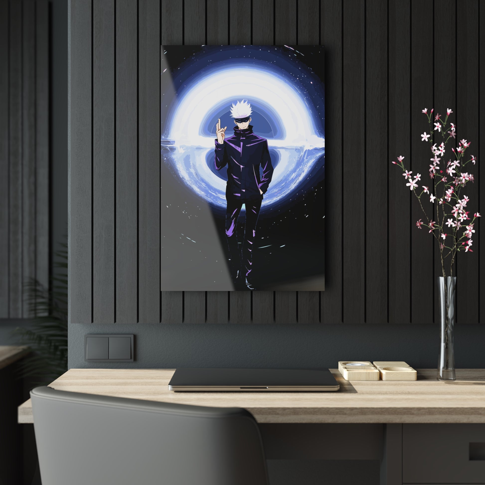 Anime Wall Art for Gojo Fans AnimeInkBug