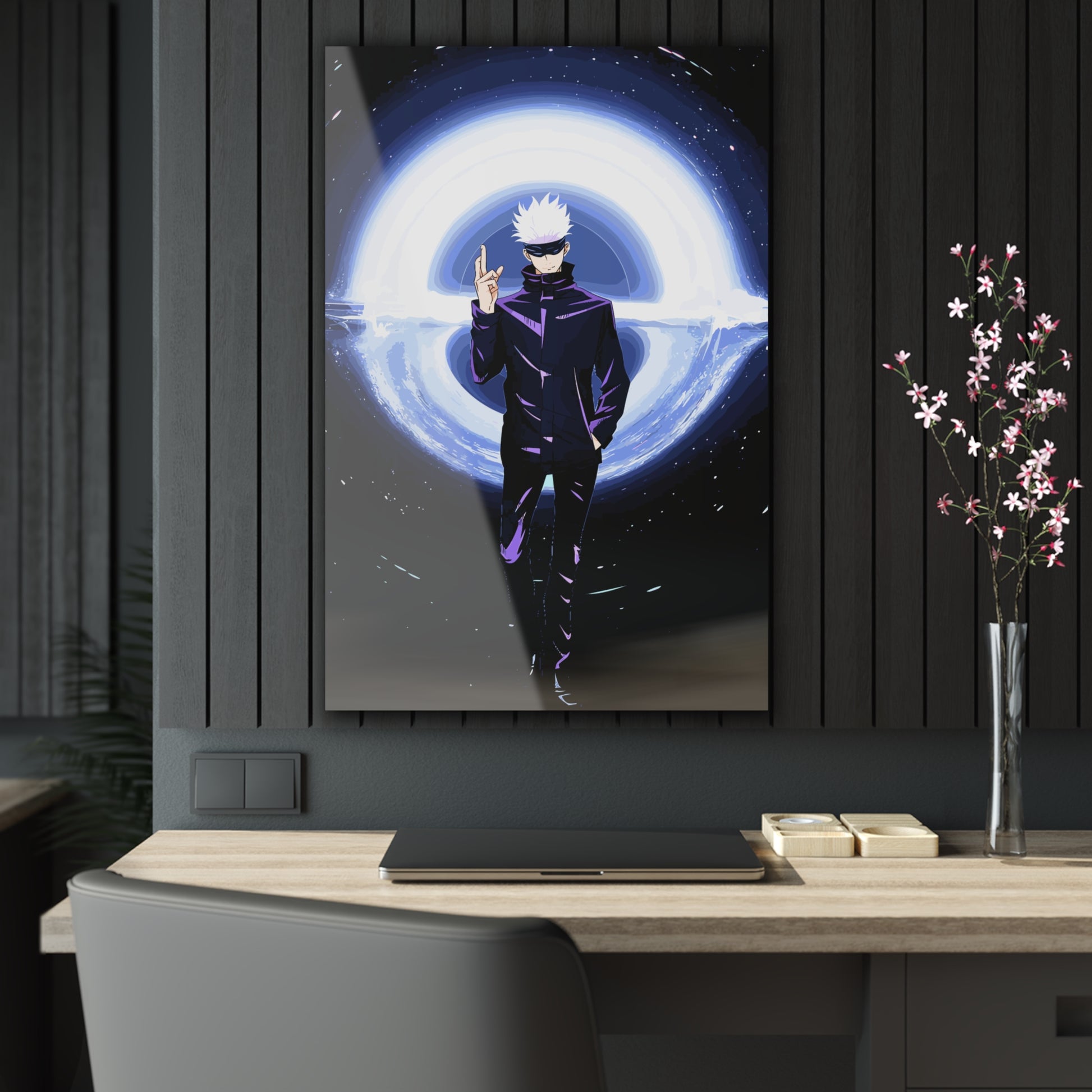 Anime Wall Art for Gojo Fans AnimeInkBug