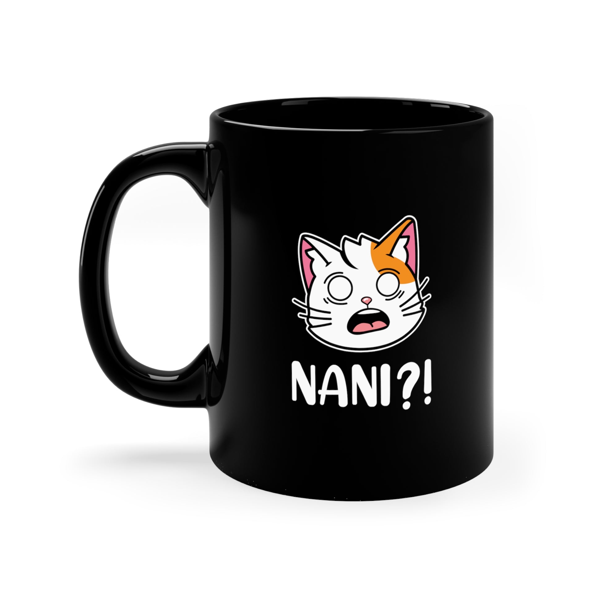 Funny Anime Black Mug AnimeInkBug