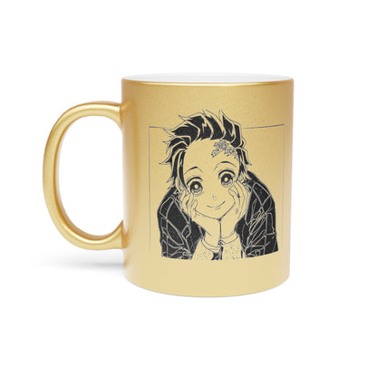 Manga Anime Metallic Mug AnimeInkBug