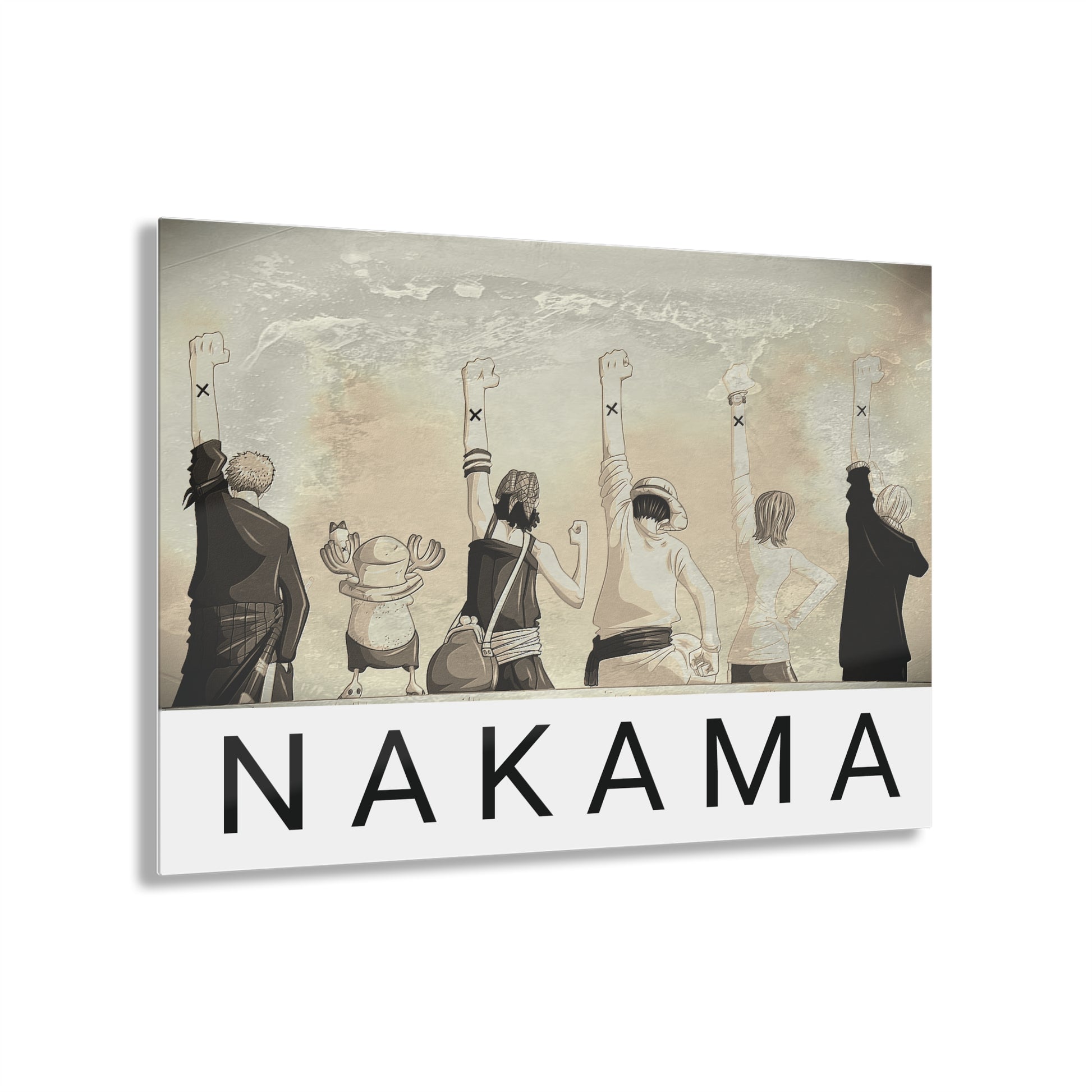 One Piece Nakama Acrylic Print AnimeInkBug