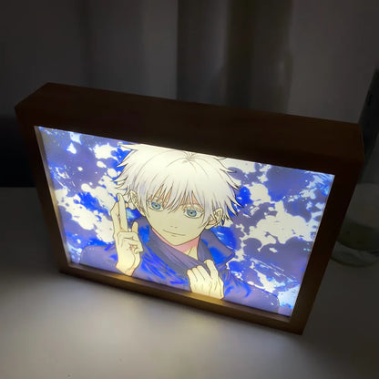 Satoru Gojo Art Design 3D Night Light AnimeInkBug