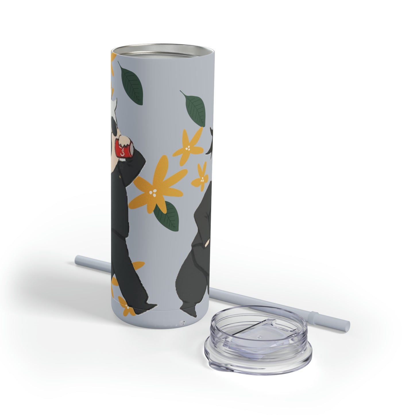 Anime Skinny Matte Tumbler, 20oz - Double-Wall Stainless Steel